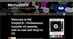 Desktop Screenshot of mkvinyl2cd.co.uk